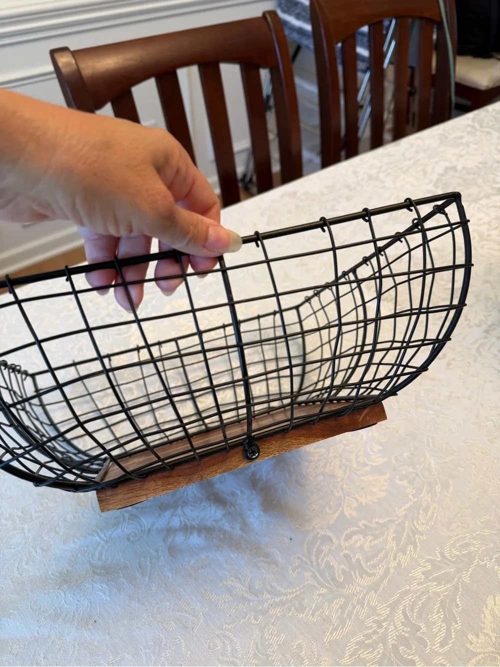 Wired Basket and Napkin holder Bundle